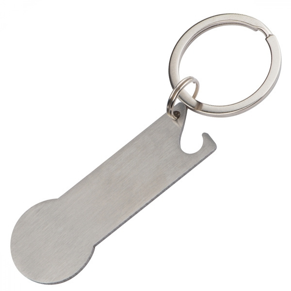 Logotrade business gift image of: Keyring with shopping cart chip STICKIT